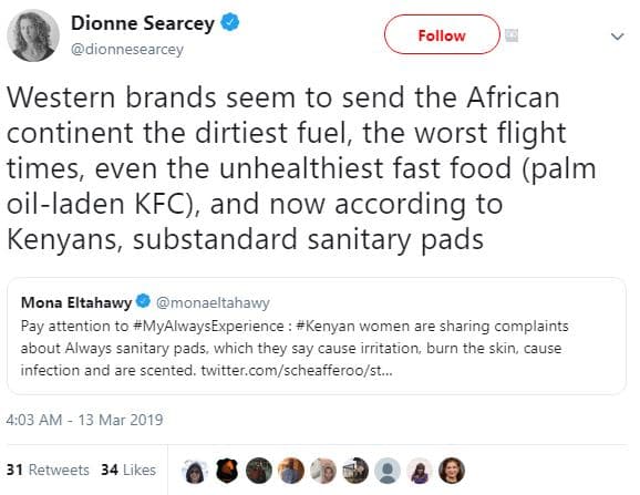 Dionne searcey dionnesearcey follow western brands seem to send the african cont
