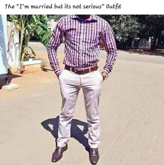 The i'm married but iłs noł serious outfit