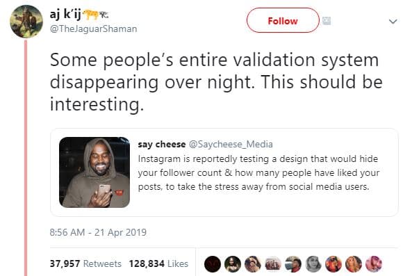 Aj kij thejaguarshaman follow some people's entire validation system disappearin