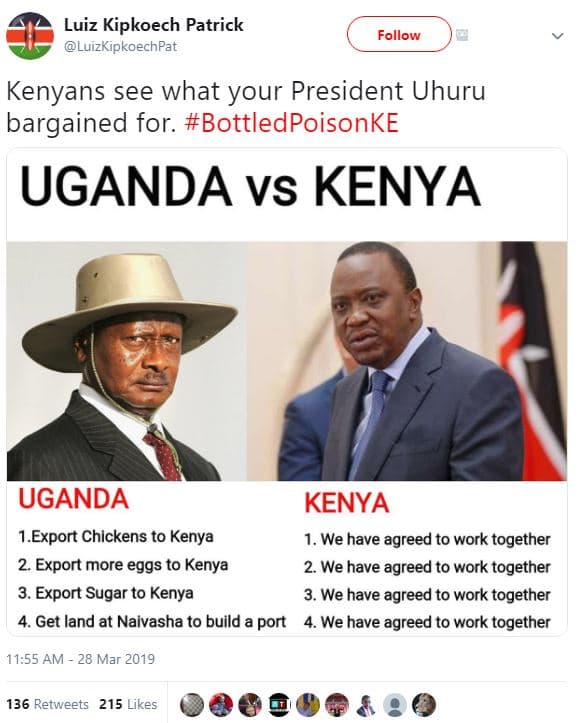 Luiz kipkoech patrick luizkipkoechpat follow kenyans see what your president uhu