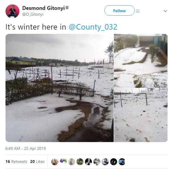 Desmond gitonyi d_gitonyi follow it's winter here in county_032 6,49 am 25 apr 1