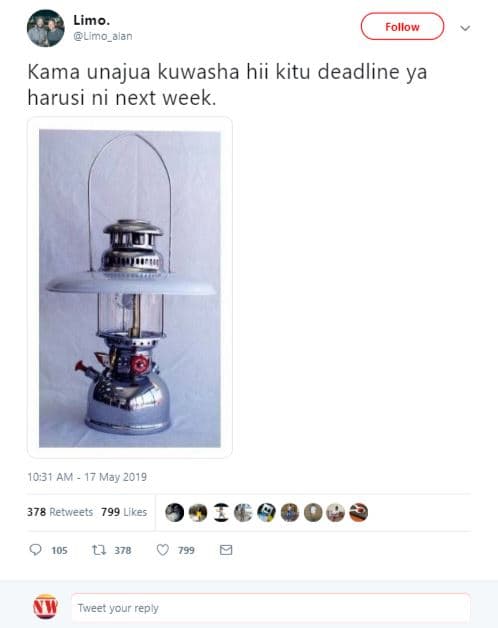 Limo umo_alan follow kama unajua kuwasha hii kitu deadline ya harusi ni next wee