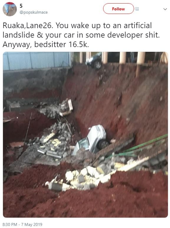Follow popskulmace ruaka lane26. you wake up to an artificial landslide your car