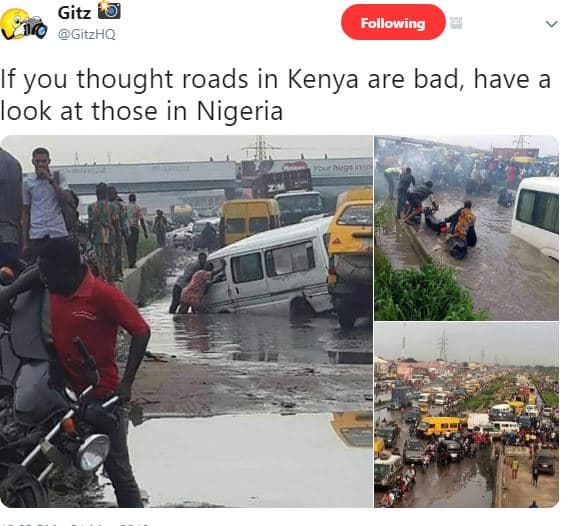Gitz gitzhq following if you thought roads in kenya are bad, have look at those