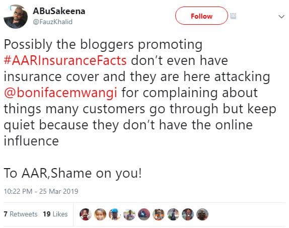 Abusakeena fauzkhalid follow possibly the bloggers promoting aarinsurancefacts d
