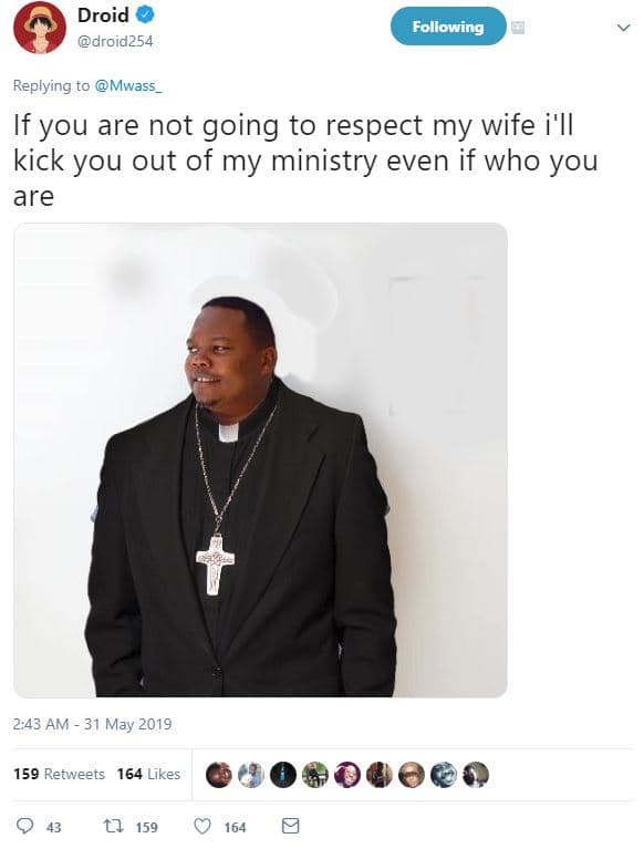 Droid droid254 following replying to mwass if you are not going to respect my wi