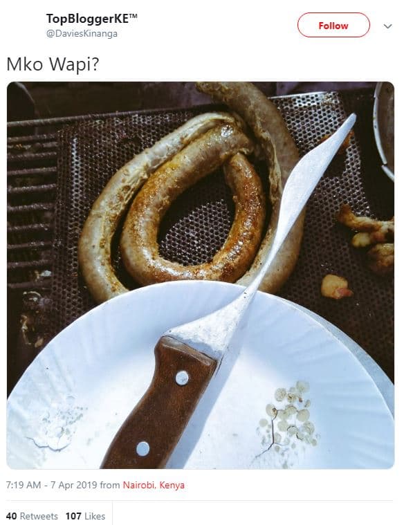 Topbloggerketm davieskinanga follow mko wapi? 7,19 am 7 apr from nairobi kenya 4
