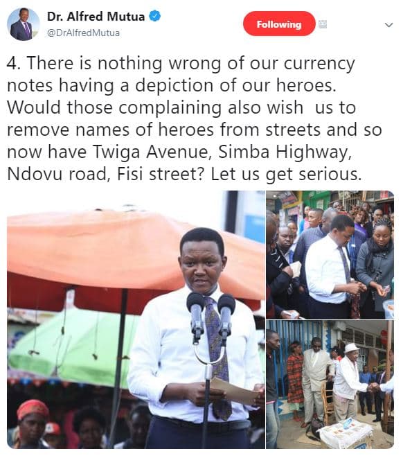 Dr. alfred mutua dralfredmutua following 4. there is nothing wrong of our curren