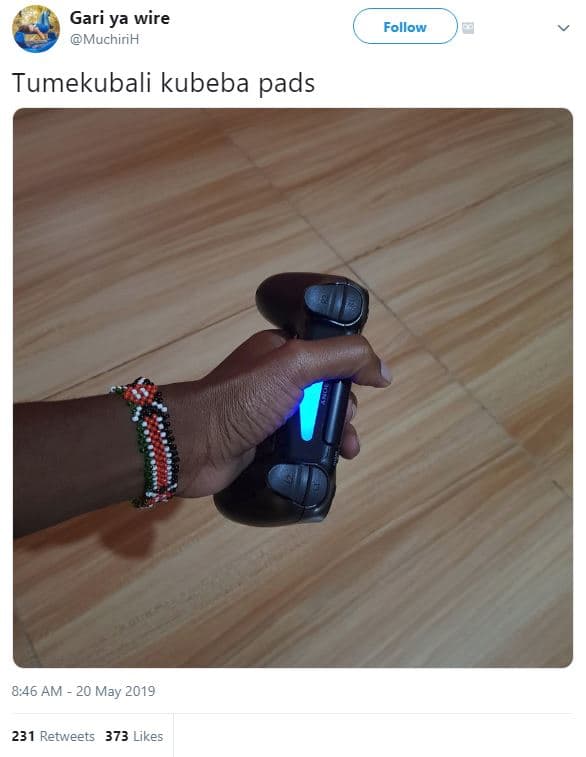 Gari ya wire muchirih follow tumekubali kubeba pads 8,46 am 20 may 231 retweets