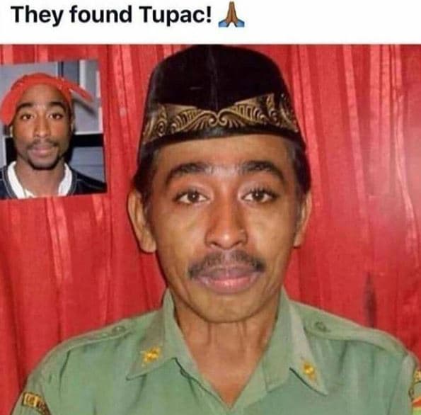 They found tupac!