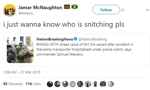 Jamar mcnaughton leeeyo _ follow just wanna know who is snitching pls nationbrea