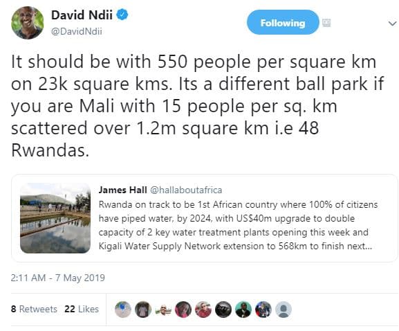 David ndii davidndii following it should be with 550 people per square km on 23k
