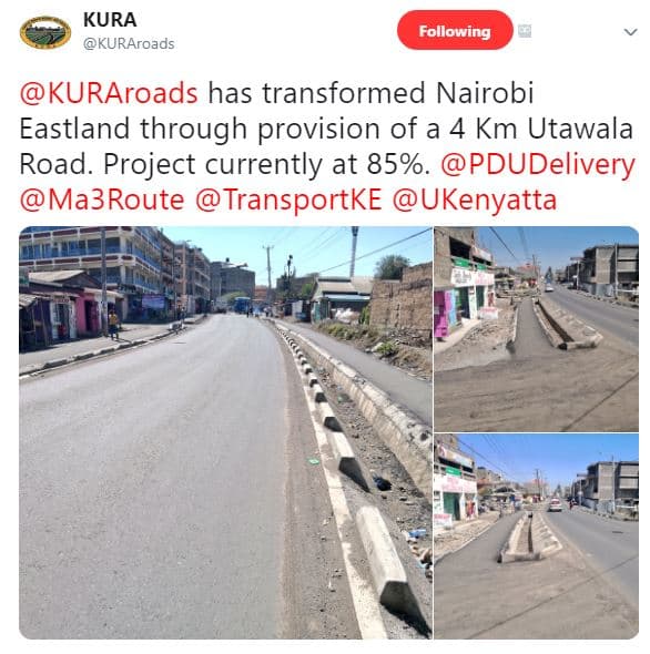 Kura kuraroads following kuraroads has transformed nairobi eastland through prov