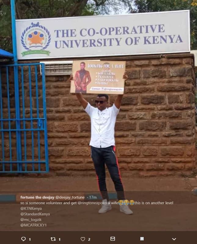The cooperative university of kenya lalio iuiug fortune the deejay deejay_fortun