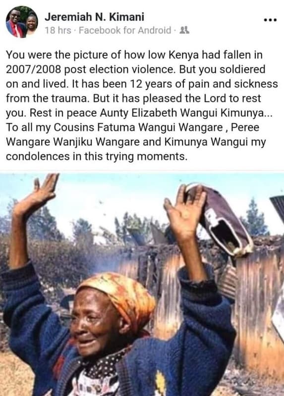 Jeremiah n. kimani 18 hrs facebook for android 21 you were the picture of how lo