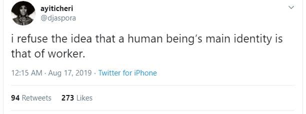 Ayiticheri djaspora refuse the idea that a human being's main identity is that o