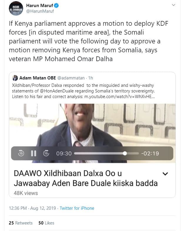 Insne harun maruf harunmaruf if kenya parliament approves a motion to deploy kdf