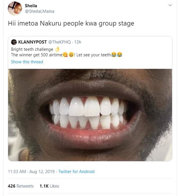 Sheila sheilalmaina hii imetoa nakuru people kwa group stage klannypost thekphq