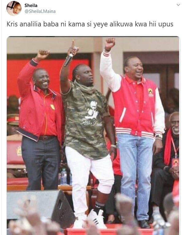 Sheila sheilalmaina kris analilia baba ni kama si yeye alikuwa kwa hii upus