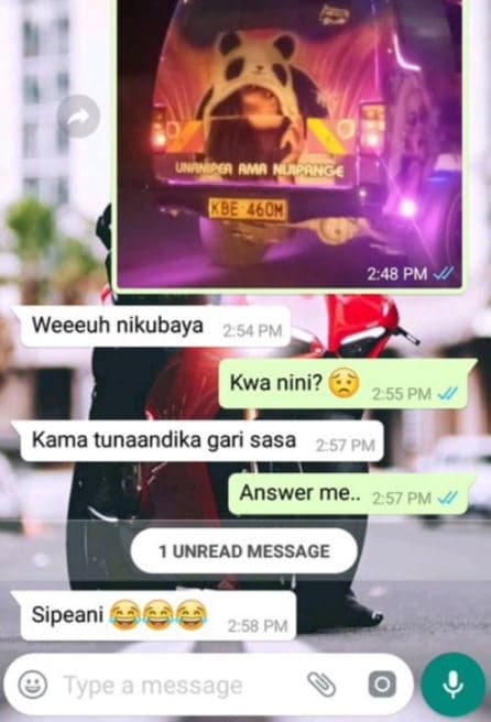 Aaa bzgo 248 pm weeeuh nikubaya 25pm kwa nini? 255 pm kama tunaandika gari sasa