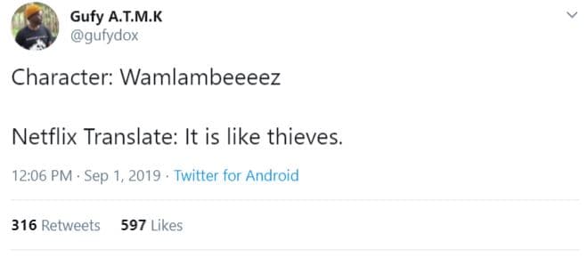 Gufy atmk gufydox character wamlambeeeez netflix translate it is like thieves. 1