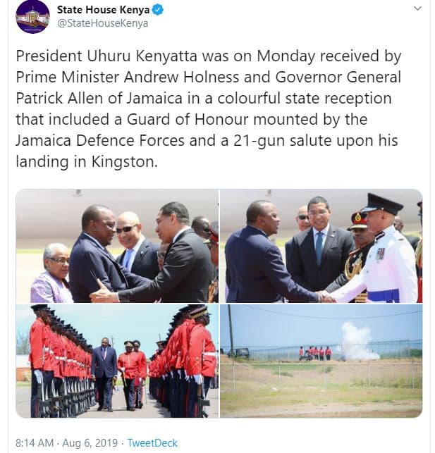 State house kenya statehousekenya president uhuru kenyatta was on monday receive