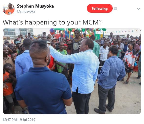 Stephen musyoka smusyoka following what's happening to your mcm? 12.47 pm 9 jul