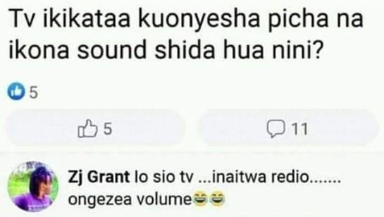 Tv ikikataa kuonyesha picha na ikona sound shida hua nini? 0 5 011 zj grant lo s