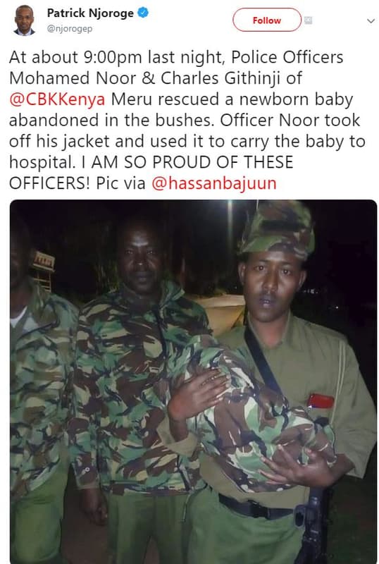 Patrick njoroge njorogep follow at about 9oopm last night police officers mohame