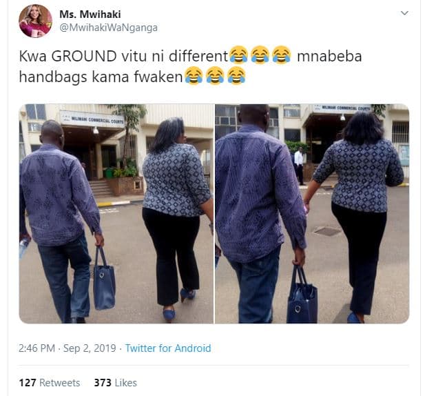 Ms. mwihaki mwihakiwanganga kwa ground vitu ni different handbags kama fwaken 2