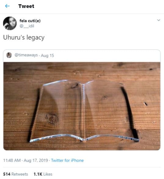 Tweet fela cutie dil uhuru's legacy timeaways aug am aug twitter for iphone 514