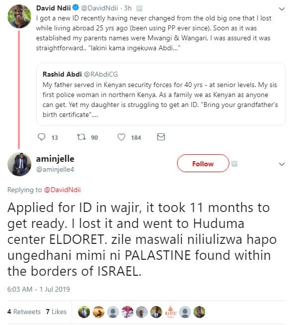 David ndii davidndii got new id recently having never changed from the old dig o