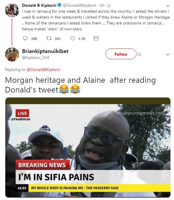 Donald b kipkorir donaldbkipkorir was in jamaica for one week travelled across t