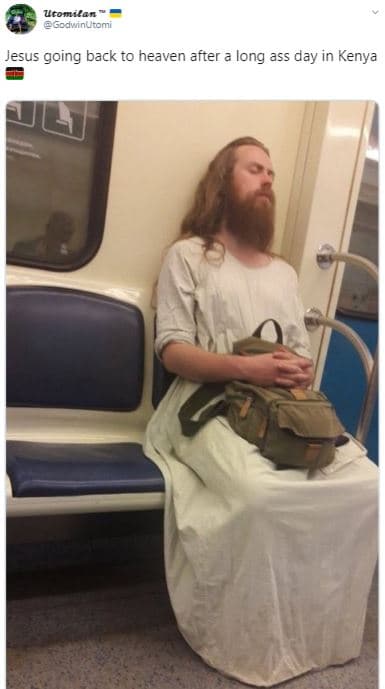 Utomiłan codwinucomi jesus going back to heaven after long ass day in kenya