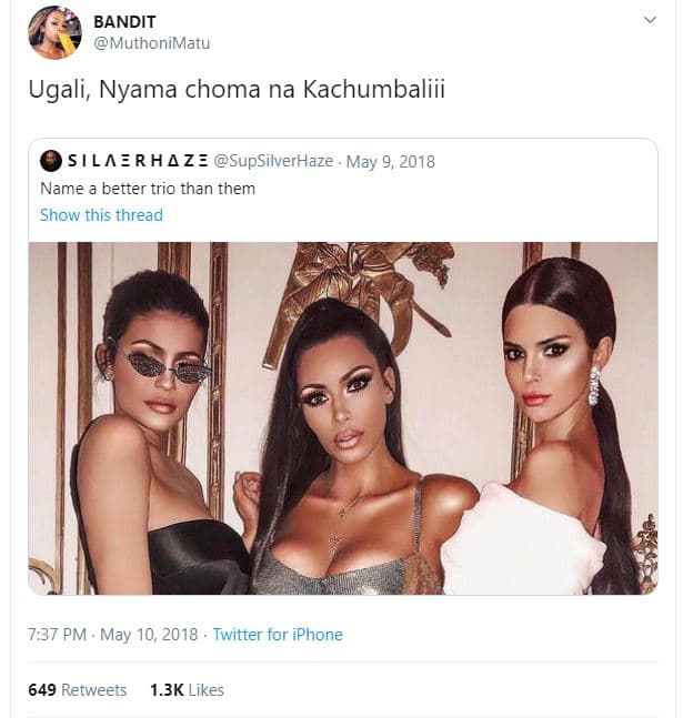 Bandit muthonimatu ugali, nyama choma na kachumbaliii silarhaz supsilverhaze may