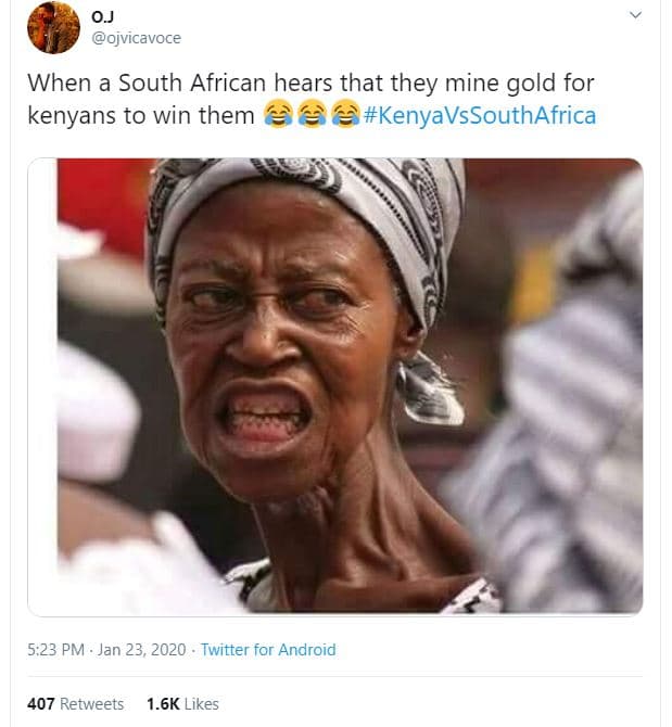 0jj ojvicavoce when a south african hears that they mine gold for kenyans to win
