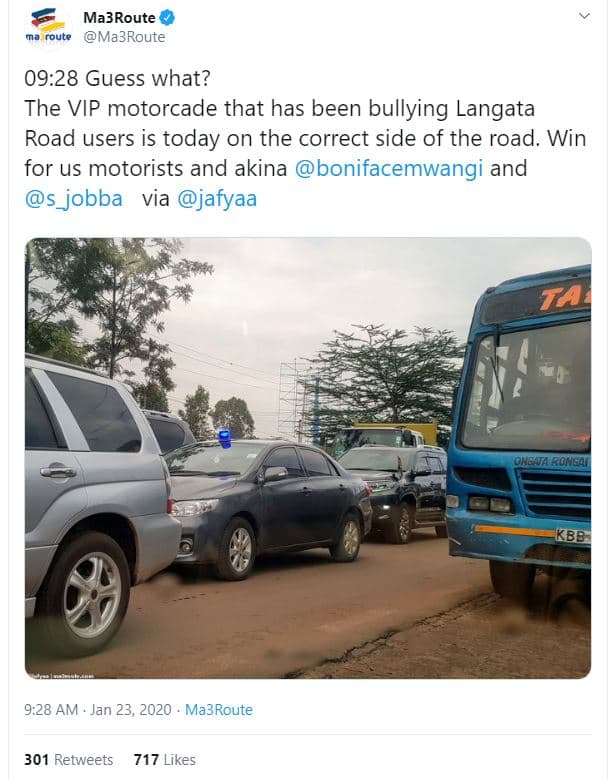 Ma3route coute ma3route 09.28 guess what? the vip motorcade that has been bullyi