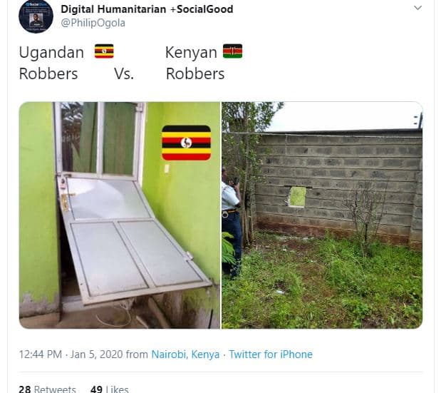 Digital humanitarian socialgood philipogola ugandan robbers kenyan robbers vs. 1