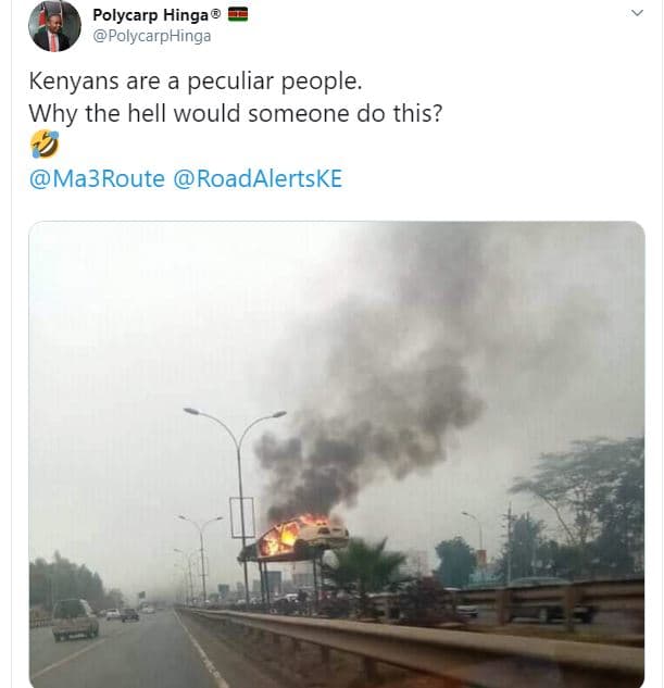 Polycarp hinga polycarphinga kenyans are a peculiar people why the hell would so