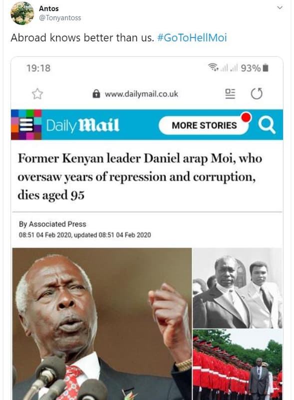 Antos tonyantoss abroad knows better than us. gotohellmoi 19.18 93 www dailymail