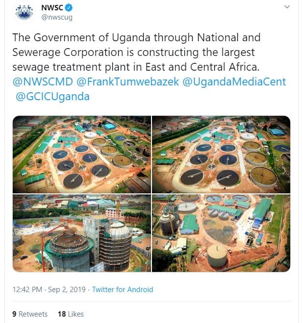 Nwsc nwscug the government of uganda through national and sewerage corporation i