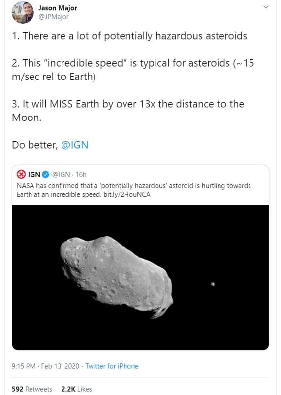 Jason major jpmajor 1. there are a lot of potentially hazardous asteroids 2. thi