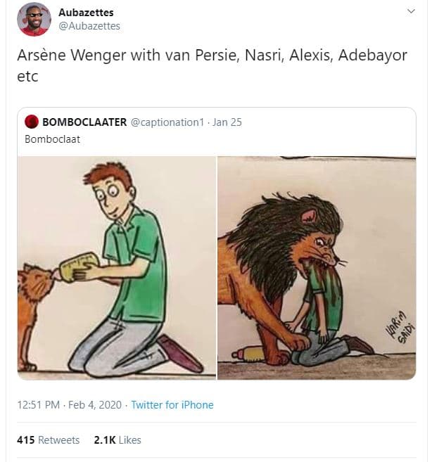 Aubazettes aubazettes arsène wenger with van persie nasri, alexis, adebayor etc