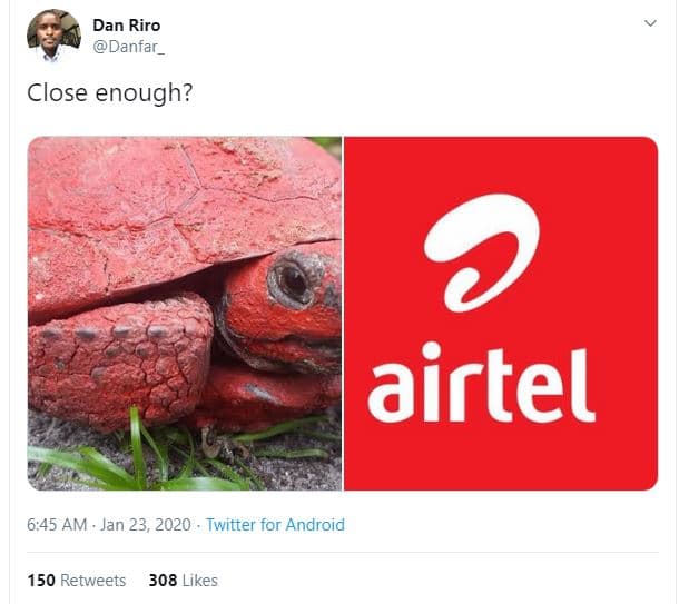 Dan riro danfar _ close enough? 9 airtel 6,45 am . jan 23, twitter for android 1