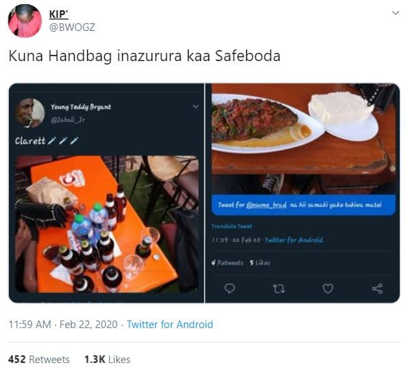 Kip' bwogz kuna handbag inazurura kaa safeboda yoing teddy brueae jnlljr clarett