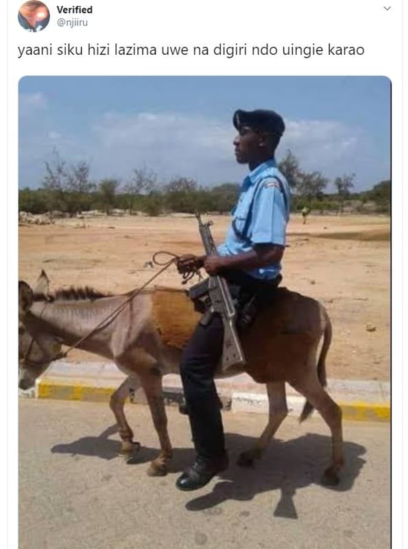 Verified njiiru yaani siku hizi lazima uwe na digiri ndo uingie karao