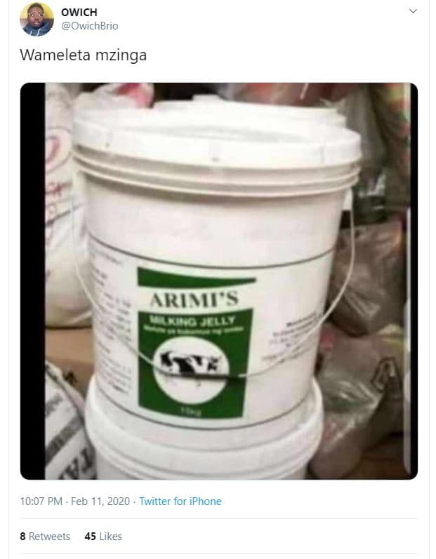 Owich owichbrio wameleta mzinga arits fo 10.07 pm feb 11, twitter for iphone 8 r