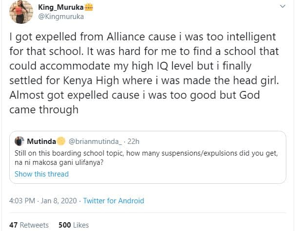 King_muruka kingmuruka got expelled from alliance cause was too intelligent for