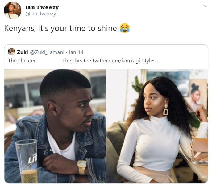 Ian tweezy ian_tweezy kenyans it's your time to shine zuki zuki_lamani jan 14 th