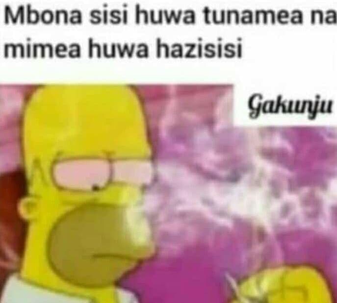 Mbona sisi huwa tunamea na mimea huwa hazisisi gahuyju